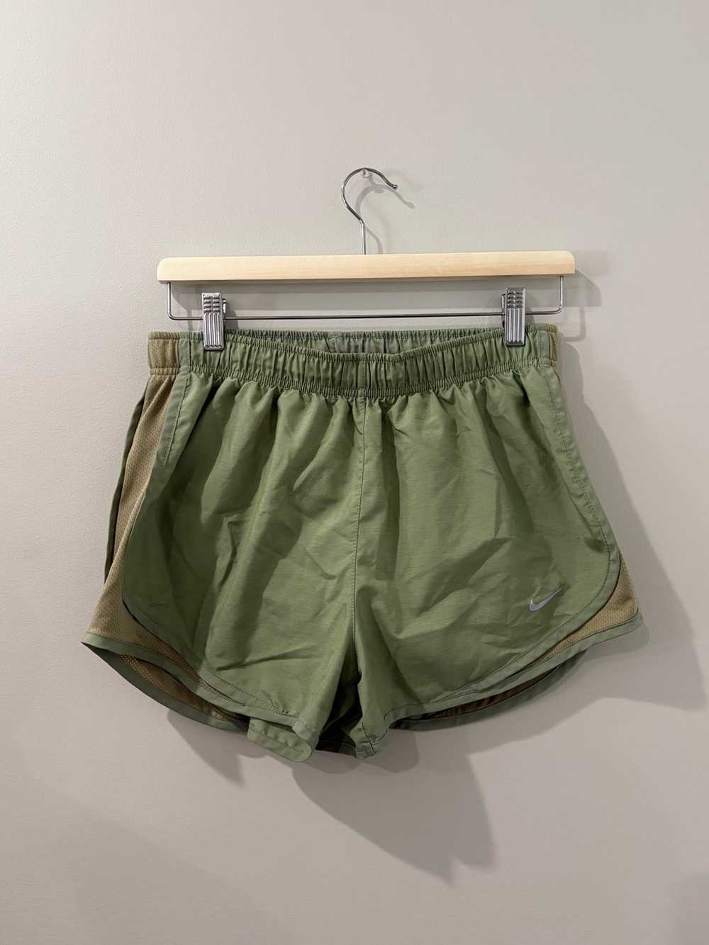 Nike Olive Green Athletic Shorts